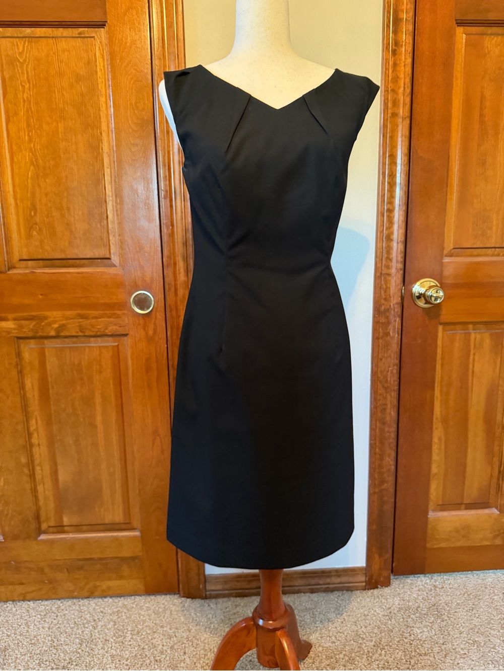 Mossimo Supply Co. Black Midi Sheath Dress